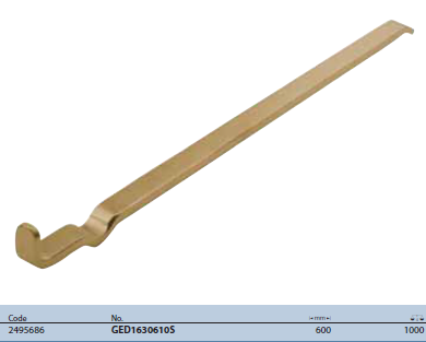 Cần nạy vỏ xe hạng nặng đầu cong 600mm Gedore GED1630610S