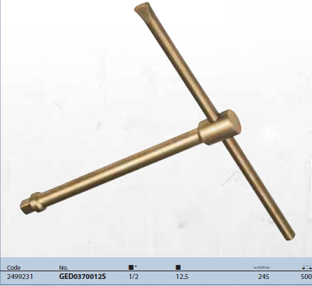 Cần siết kiểu tay trượt chữ T 1/2