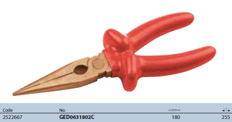 Kìm mỏ nhọn GED0631802C Gedore