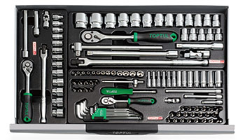 Tủ đồ nghề 7 ngăn 229pcs Toptul GCAJ229H