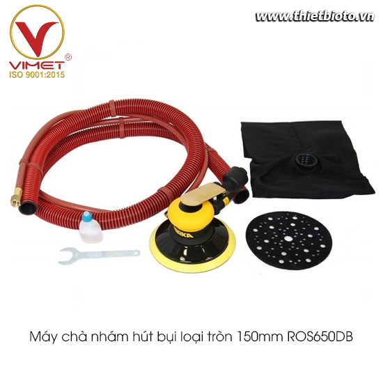 Máy chà nhám hút bụi loại tròn 150mm ROS650DB