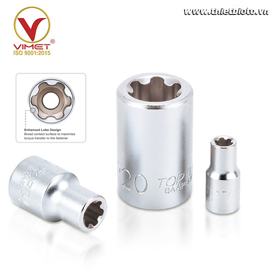 Đầu tuýp Torx Plus® EP TOPTUL BAAP1218